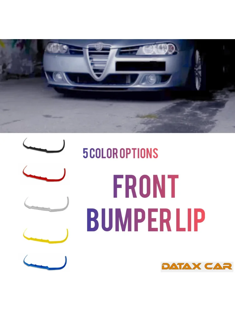 Per Alfa Romeo 166 Cupra R Spoiler Anteriore Paraurti Anteriore Lip Spoiler Lip Universal 3Pcs Body Kit Sport Tuning Protector