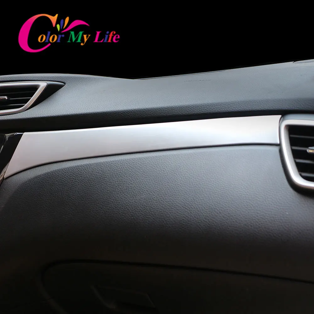 Abs Chrome Car Glove Box Decorazione Trim Cover Sticker Adatto Per Nissan X-Trail Xtrail X Trail T32 2013 - 2017 Accessori Lhd
