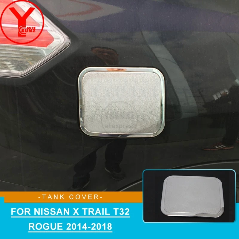 Abs Tank Gas Cover Trim For Nissan Rogue X Trail Xtrail X-Trail T32 2014 2015 2016 2017 2018 Fuel Tank Cap Cover Ycsunz