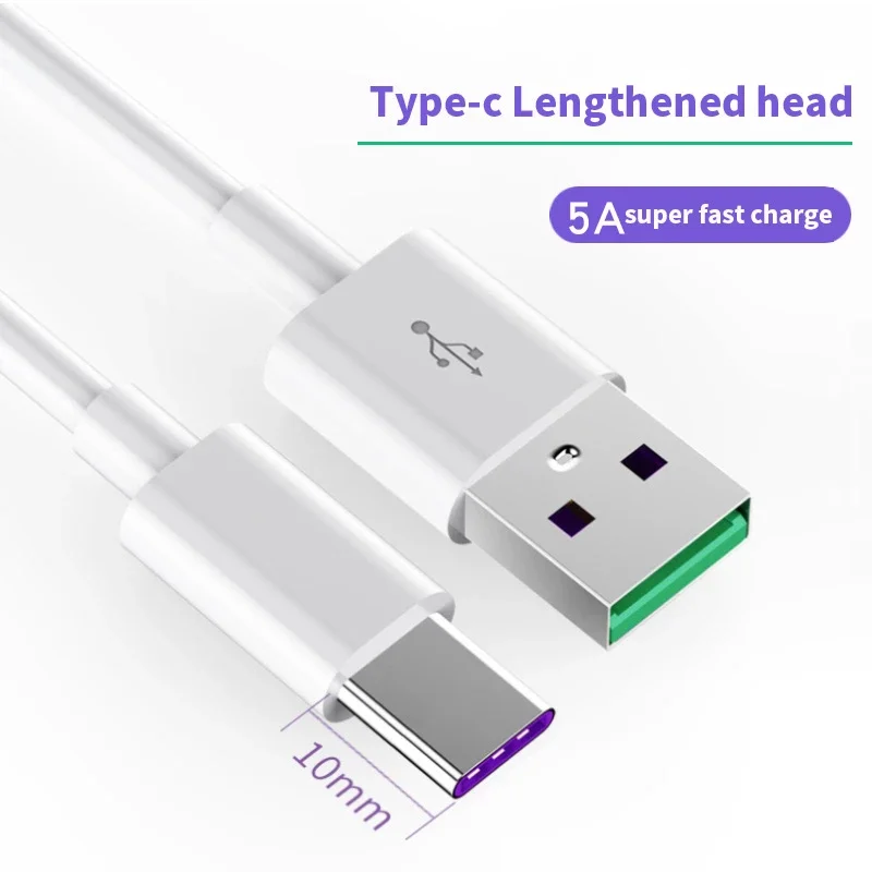 5A Usb 3.0 Tipo C Cavo 10Mm Esteso 5A Usb-C Otg Per Vivo X Note 5G Vivo Iqooz7X Vivo Iqoo Neo8 5G Sony Xperia Xz2 Pres Phones