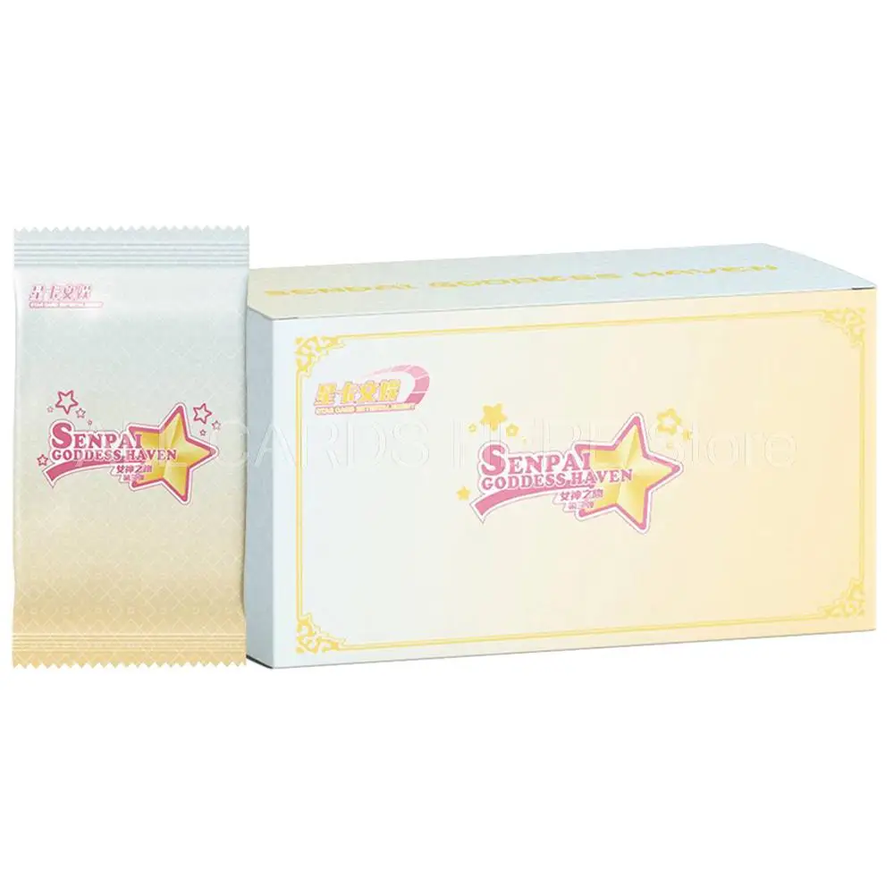 Senpai Goddess Haven Card For Child Goddess Alliance Swimsuit Beauties Girls Goddess Story Game Table Toys Family Christmas Gift