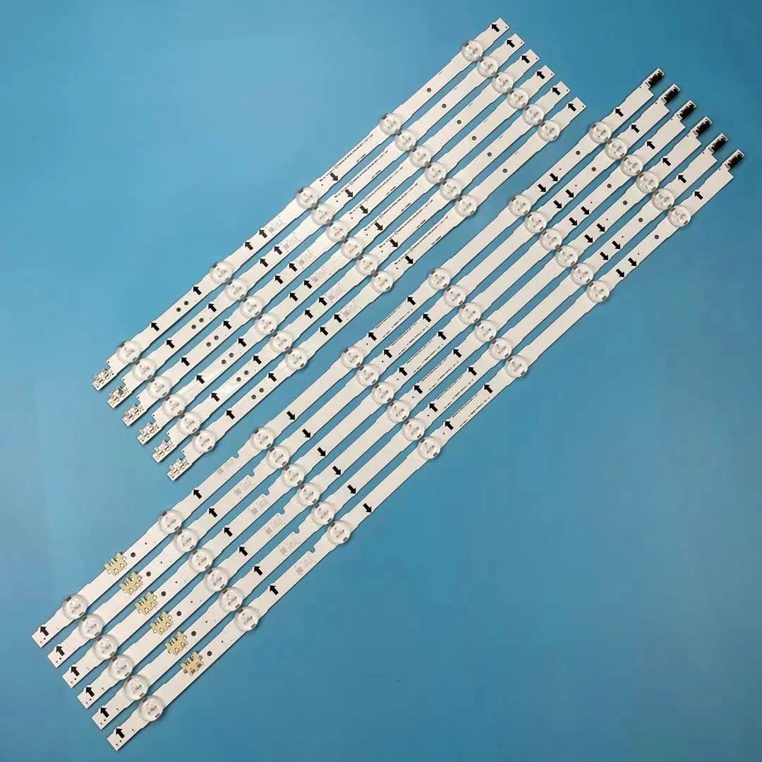 Striscia Di Retroilluminazione A Led 12 Lampada Per Samsung 55 ''Ue55J6300 Ua55J5088 Muslimate D4Ge-550Dca-R3 D4Ge-550Dcb-R3 Bn96-30432A Ue55J5670
