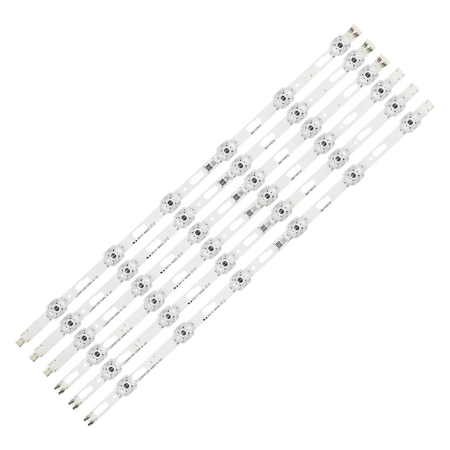 Barra Led 6 Pezzi Per Samsung Ue50Tu8500 Ua50Tu8000 Ua50Tu7000 Jl.D500C1330-408Al-M_V02 Muslimate Cy-Bt050Hgpv1H Muslimah