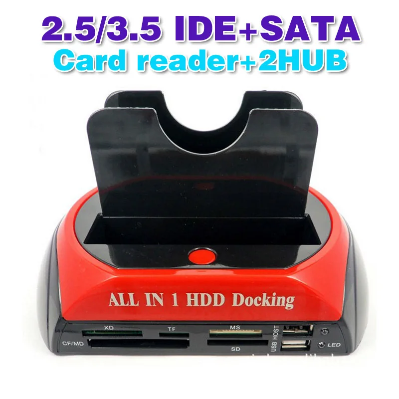 Tutto In 1 2.5 "3.5" Ide Sata Hdd Hard Drive Disk Clone Supporto Dock Docking Station