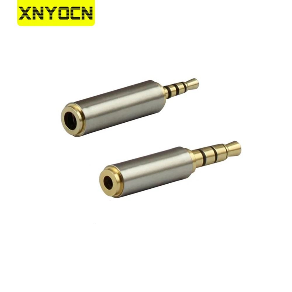 Convertitore Cavo Xnyocn Aux Da 3.5Mm A 2.5Mm/2.5Mm A 3.5Mm Convertitore Adattatore Audio Stereo Amplificatore Per Cuffie Microfono Jack In Metallo