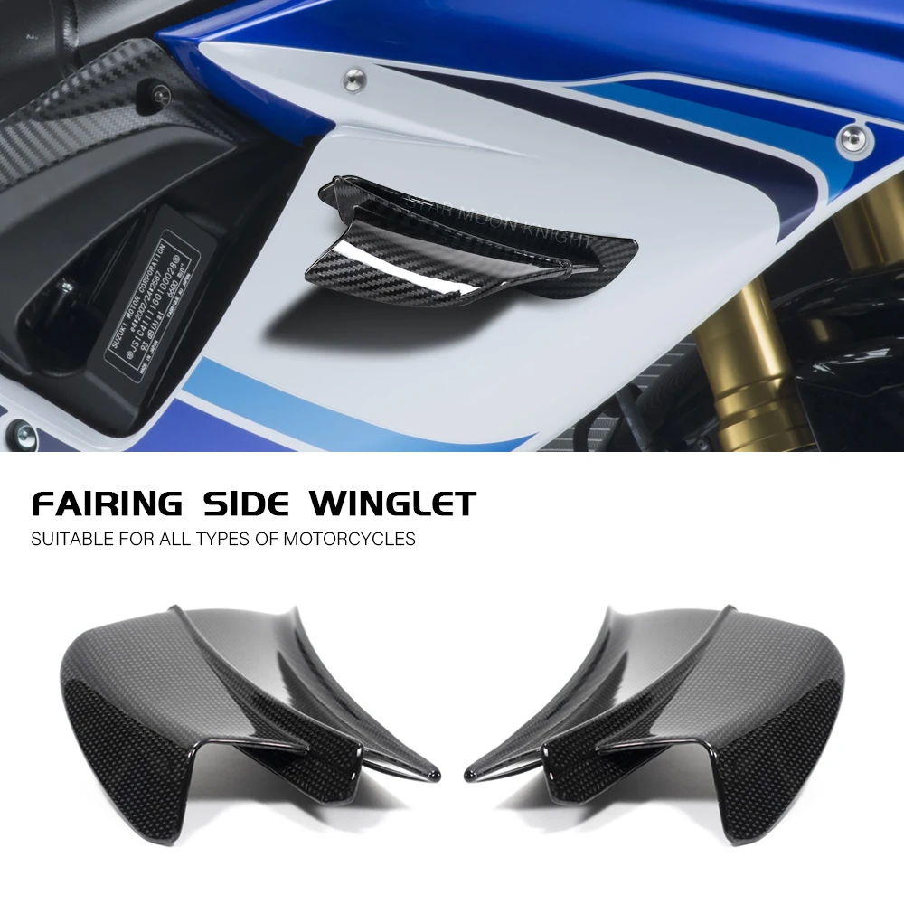 Moto Winglet Aerodinamico Ala Kit Spoiler Per Suzuki Hayabusa Gsx-R1000 S1000 Gsx-R750 Gsx-R600 Gsx250R Gsx-R125