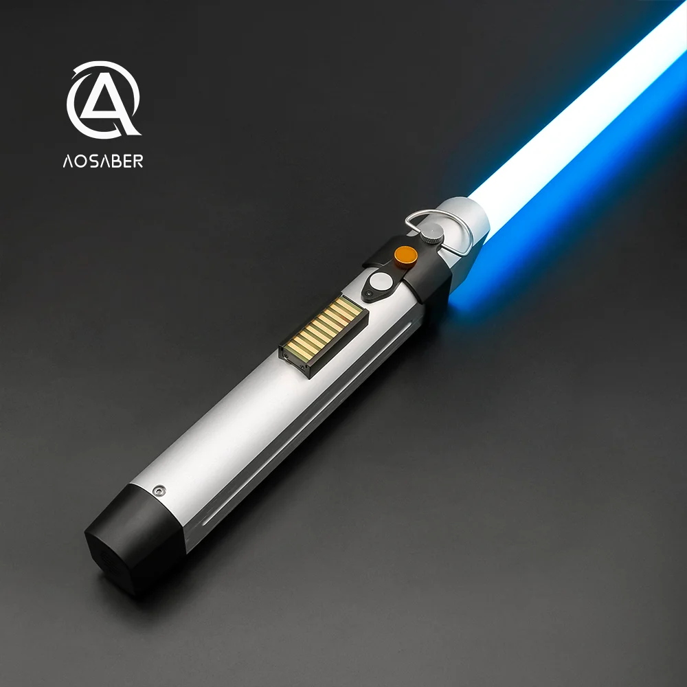 Ana Aotc Lightsaber Neo Pixel Snv4 Sd Card Smooth Swing Metal Hilt Blaster Combat Laser Sword Skywalker Cosplay Toys