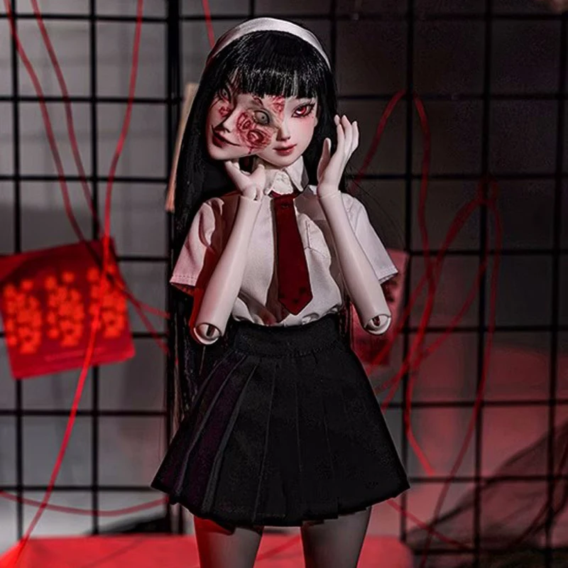 Originale Nano 1/4 Bjd Doll Change Face Ghost Face Tomie Doll Magnet Oueneifs Double Girl Emotion Nano Anime Ball Snodato Figure
