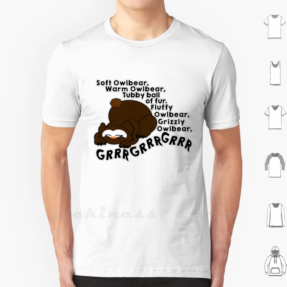 Soft Owlbear , Tubby Owlbear T Shirt Stampa Big Size 6Xl Cotton New Cool Tee Wee Whimsy Works And Pathfinder Gamer Dm Gm Baby