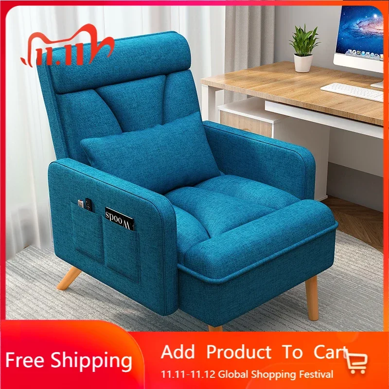 Lounge Sedie Da Soggiorno Nordic Lounge Leisure Reading Design Lounge Chair Modern Relax Cadeira De Escritorio Furniture