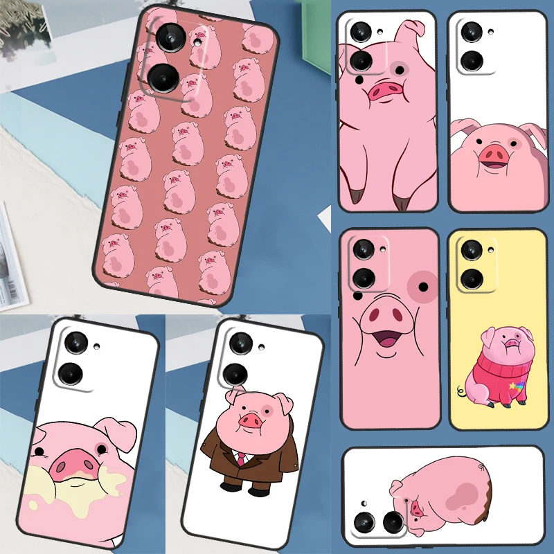 Cute Pink Kawai Pig Per Realme 11 8 9 10 Pro Plus Gt Neo 5 3 3T 2T C21Y C31 C25 C21 C11 C30 C33 C35 C55 Case