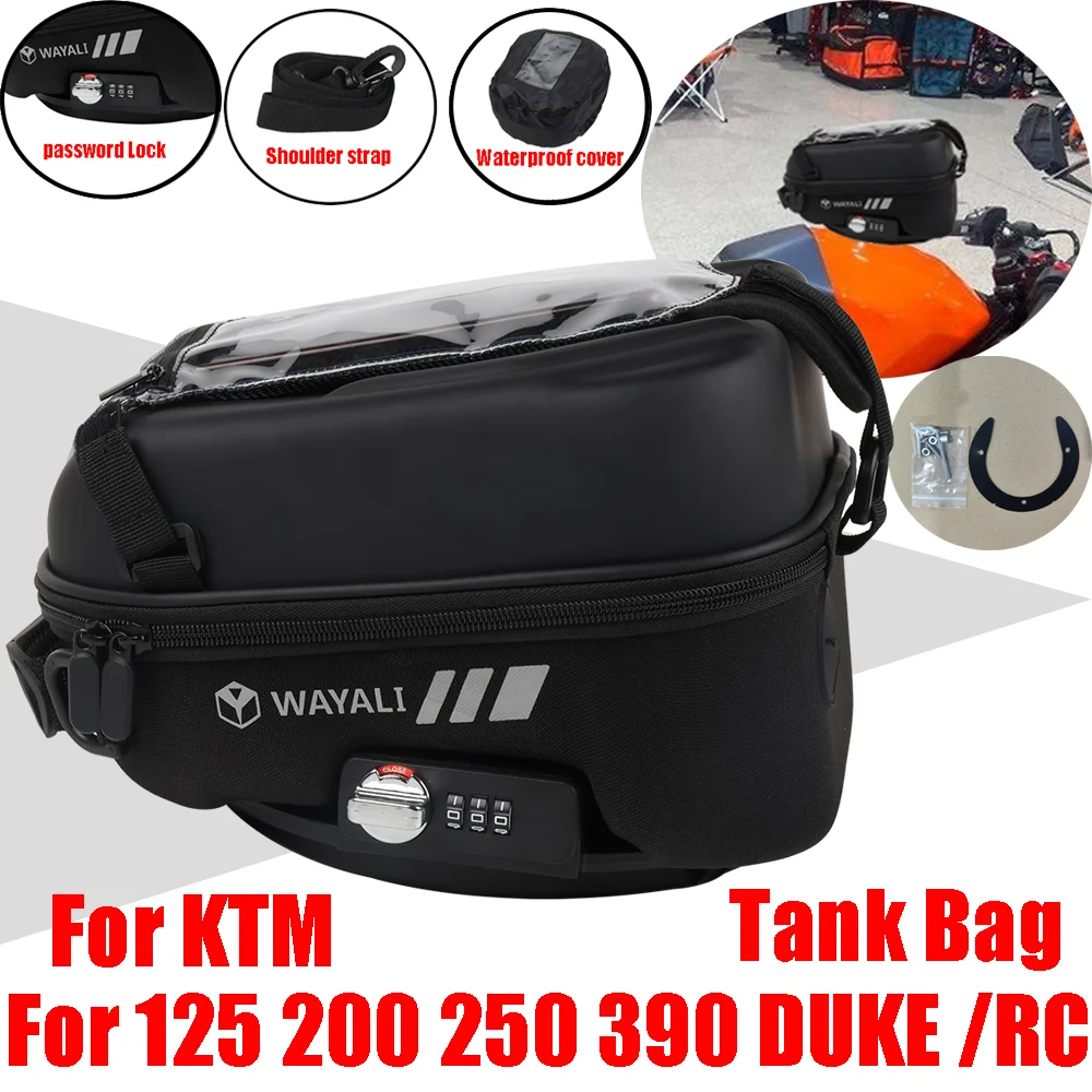 Per Ktm Duke 125 200 250 390 Duke Rc 390 Rc390 Rc200 Duke390 Duke250 Accessori Tank Bag Bagagli Tanklock Storage Bags Zaino