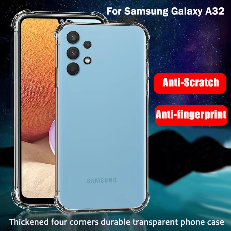 Per Samsung Galaxy A32 Custodie Originali Per Samsung Galaxy A 32 Custodia Antiurto Per Samsung A32 Retro Trasparente A32 6.4 Pollici