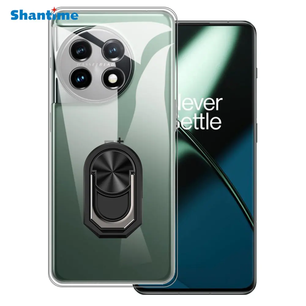 Supporto Per Anello Antiurto Di Lusso Per Oneplus 11 5G Oneplus 11 Global 11 Jupiter Rock Case Custodia Protettiva In Tpu In Silicone Morbido