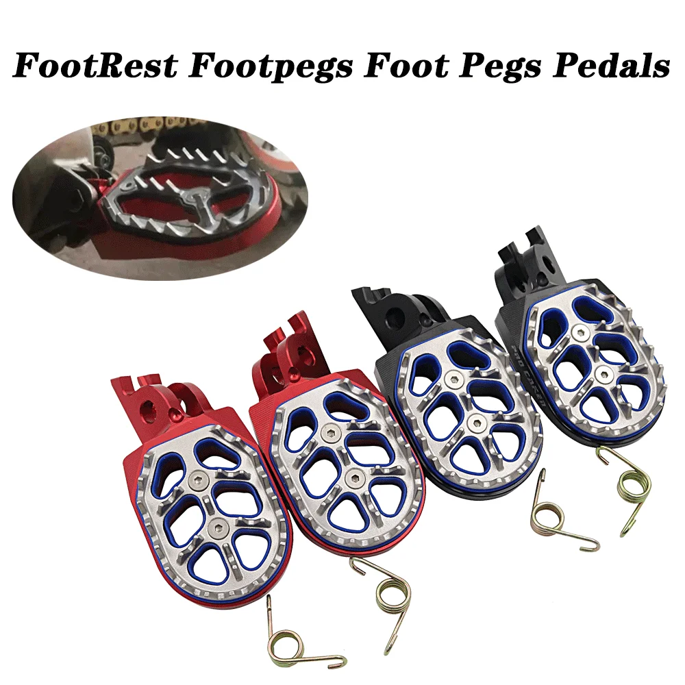 Pedane Poggiapiedi Cnc Pedane Pedane Pedali Per Honda Cr125R Cr250R Crf150R Crf250R Crf250X Crf450R Crf250Rx Crf 150 250 450 R X Rx