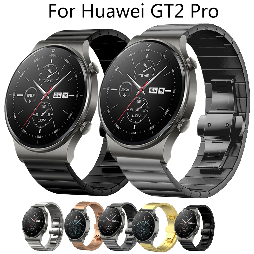 Cinturino In Acciaio Inossidabile Per Huawei Watch Gt3 Pro 46Mm Bracciale Correa Cinturino Per Cinturino Per Huawei Gt2 Pro/Gt 2E /Gt3 46Mm