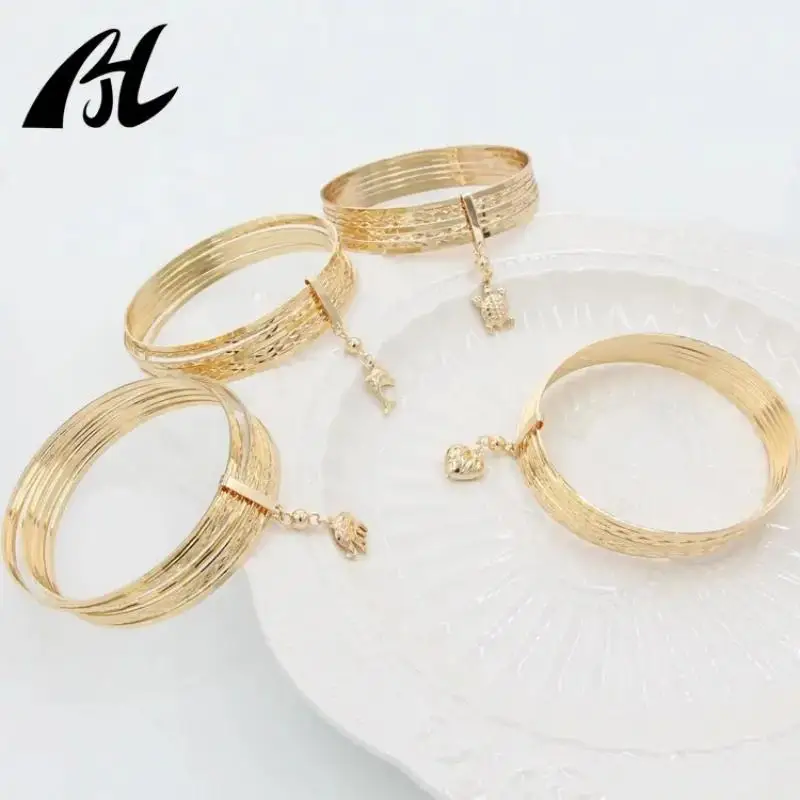 Multi Color Tricolore 7 Giorni Gioielli 14K 18K Oro Riempito Religioso Oro 7 Braccialetti Semanario En Oro Laminado Tricolore