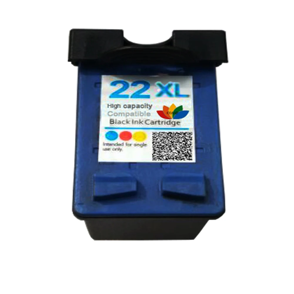 2Pk Cartuccia Di Inchiostro Compatibile Per Hp 22 22Xl Tricolore Officejet J3650 J3680 5610 5610, Psc-1408 1410 1410 1415 In 1410Xi Stampante