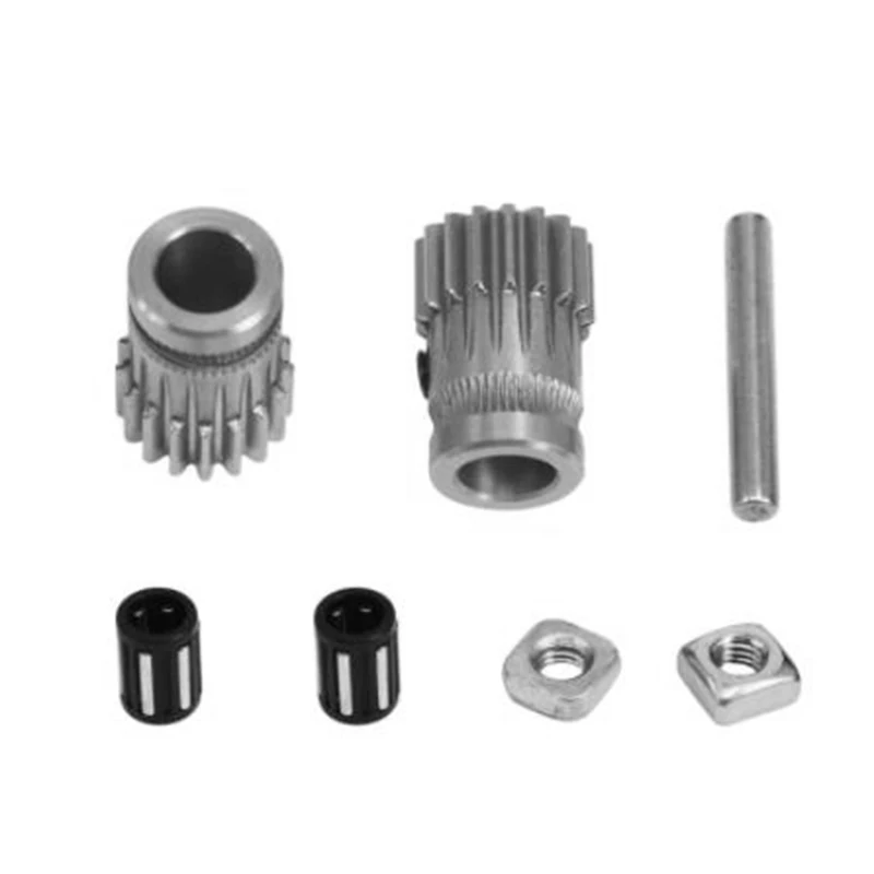 Stampante 3D Mk3 Drive Gear Extruder Kit Dual Gears Drive Gears Ruota Di Estrusione Per Aggiornamento Prusa I3 Mk2 Mk2S Stampante 3D