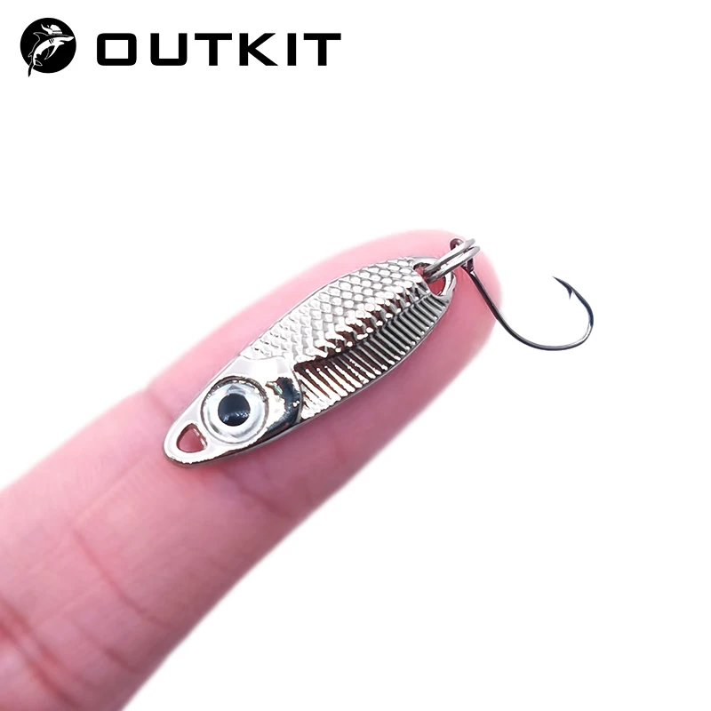 New Mini Fishing Lure Muslimah Spoon Metal Lures Spinnerbait Minnow Small Fish Single Hook Jig Stream Trout Baits Pesca Hot