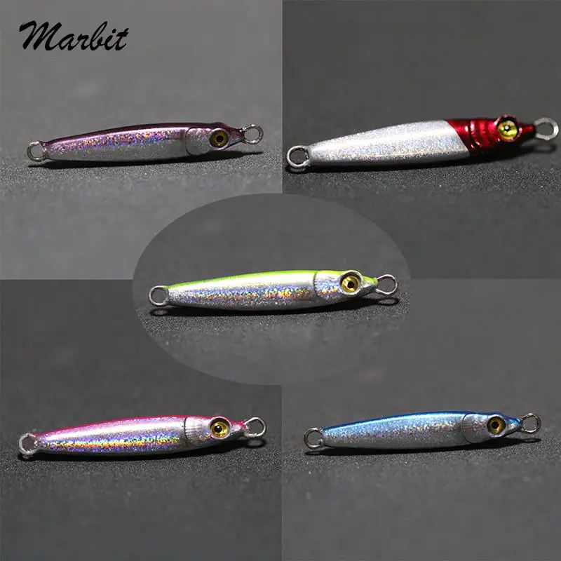 2021 New Metal Jigging Spoon 3D Eyes Artificial Bait Boat Fishing Jig Lures Super Hard Lead Fish Fishing Lures