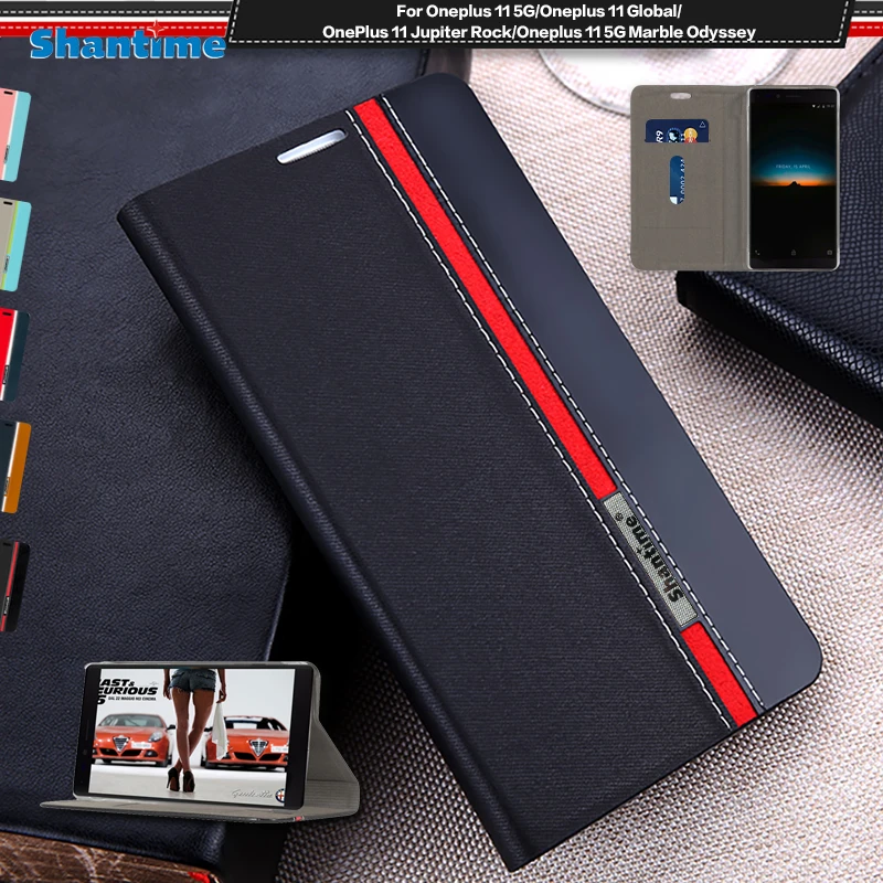 Custodia In Pu Di Lusso Per Oneplus 11 5G Flip Case Per Oneplus 11 Global Oneplus 11 Jupiter Rock Custodia Morbida In Silicone Tpu Cover Posteriore