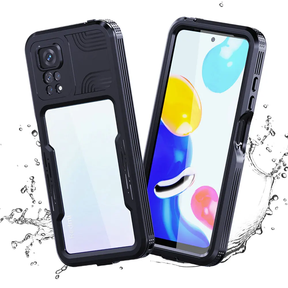 Custodia Impermeabile Ip68 Per Xiaomi Redmi Note 12 Pro 11 5G Custodia Seal 360 Protect Funda Redmi Note 11 Pro 11E 11S Cover Impermeabile