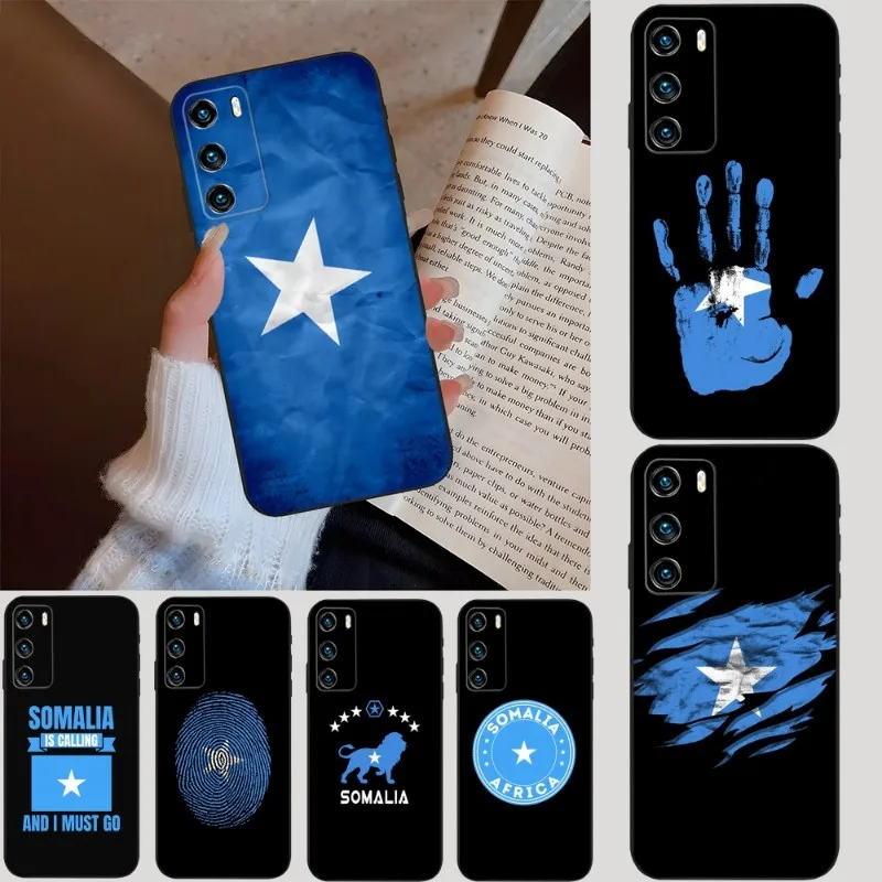 Custodia Per Telefono Con Stemma Della Bandiera Nazionale Della Somalia Per Huawei Y9 Y7 Y7A Y7P Y6 Y6Pro Y5 Y5P Prime 2020 2019 2018 2017 Nova 9S 9Ro