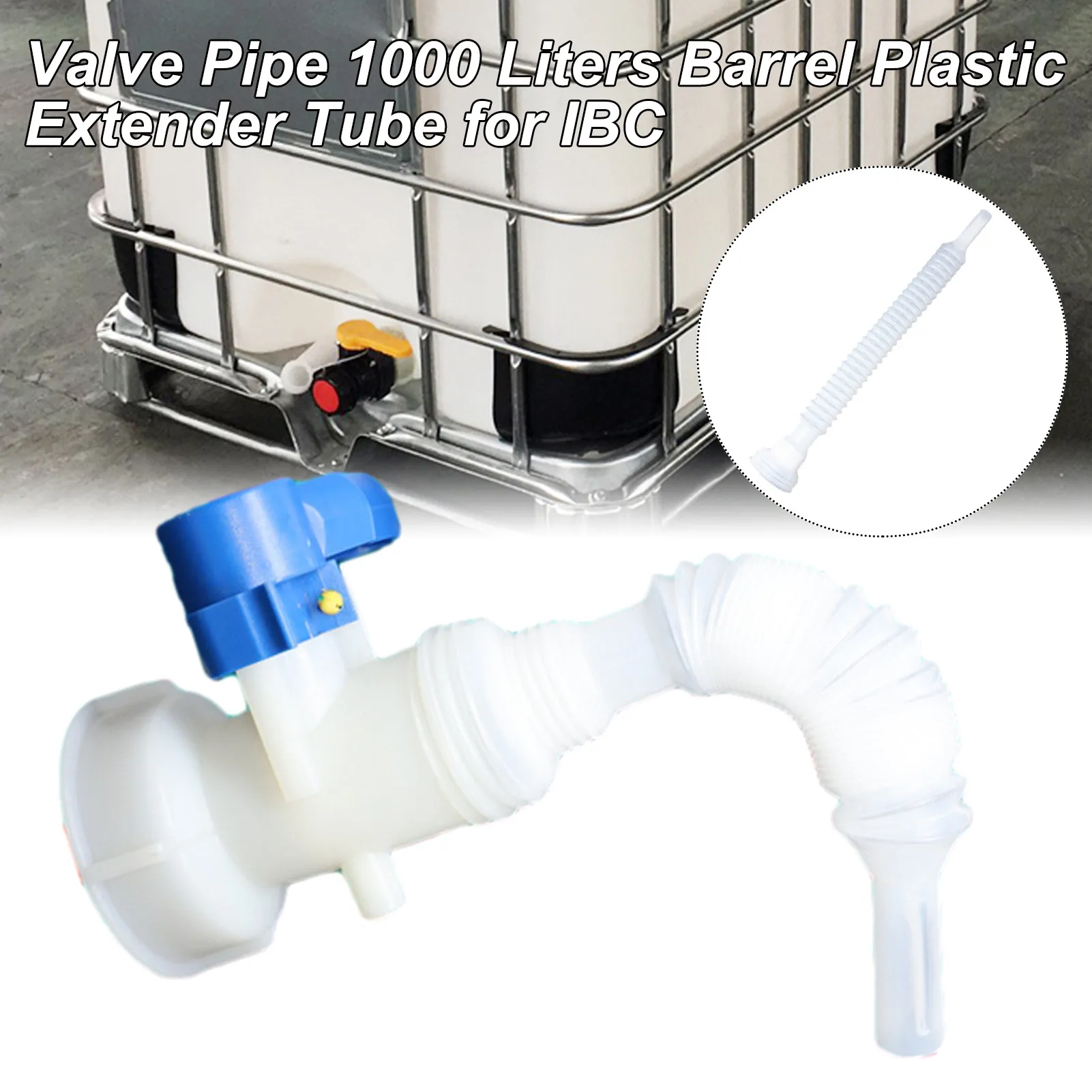 Il Più Nuovo Tubo Della Valvola Tubo Di Prolunga In Plastica A Botte Da 1000 Litri Per Ibc # W0