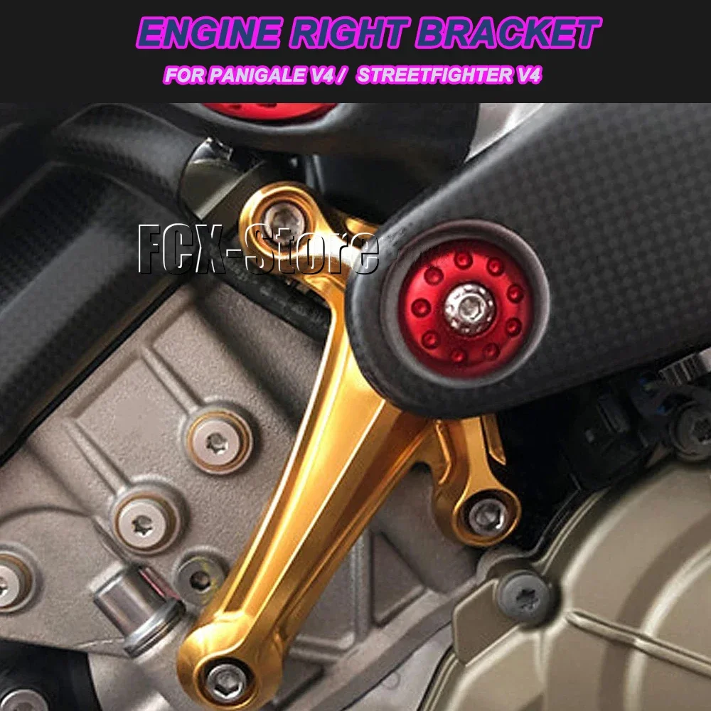 Moto Per Ducati Streetfighter Streetfighter V4 Panigale Panigale V4 Nuovo Motore Staffa Superiore Destra In Alluminio