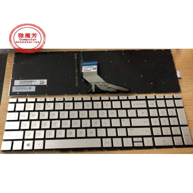 Tastiera Retroilluminata Uk Per Hp 15-Da 15-Db 15-Dx 15-Dr 15-Dk 250 G7 255 G7