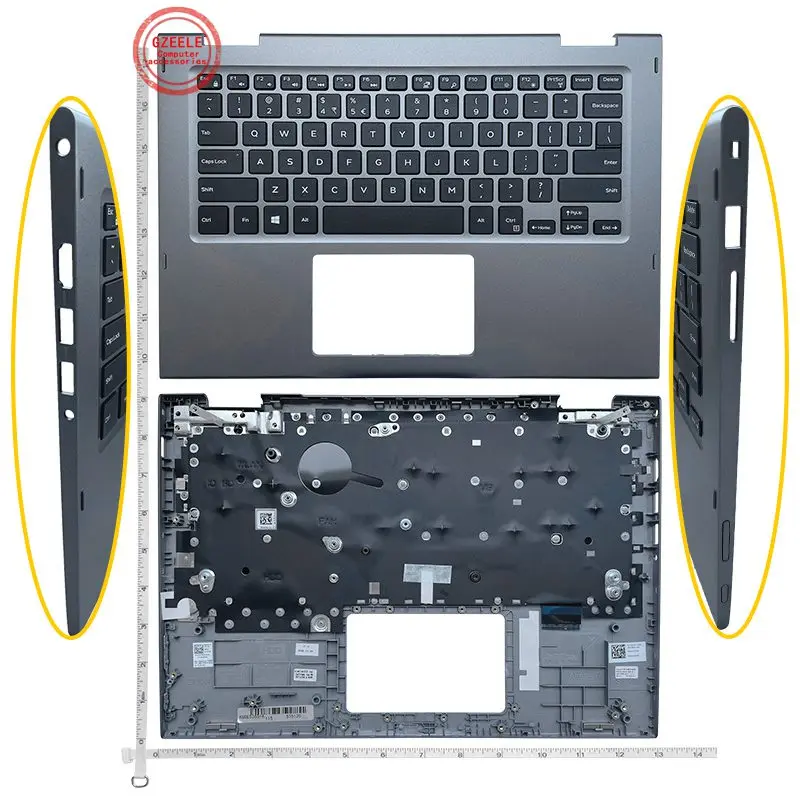 Poggiapolsi Per Laptop Inglese Us Per Dell Per Inspiron 13 5368 5378 5379 Tastiera P69G 0 Jchv0 Jchv0 Jhnn8 Custodia Superiore Non Retroilluminata Nuo