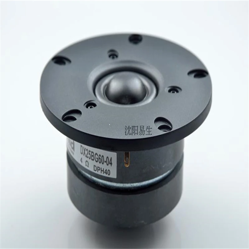 2 Pezzi Originale Vifa Dx25Bg60-04 4 ''Home Audio Fai Da Te Dome Tweeter Altoparlante Driver 4Ohm/100W Opzione Pannello Argento