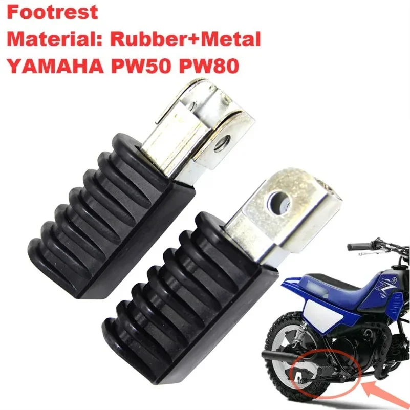 Pedane Poggiapiedi Moto Per Yamaha Pw50 Pw80 Pw 50 Pw 80 Pit Dirt Bike