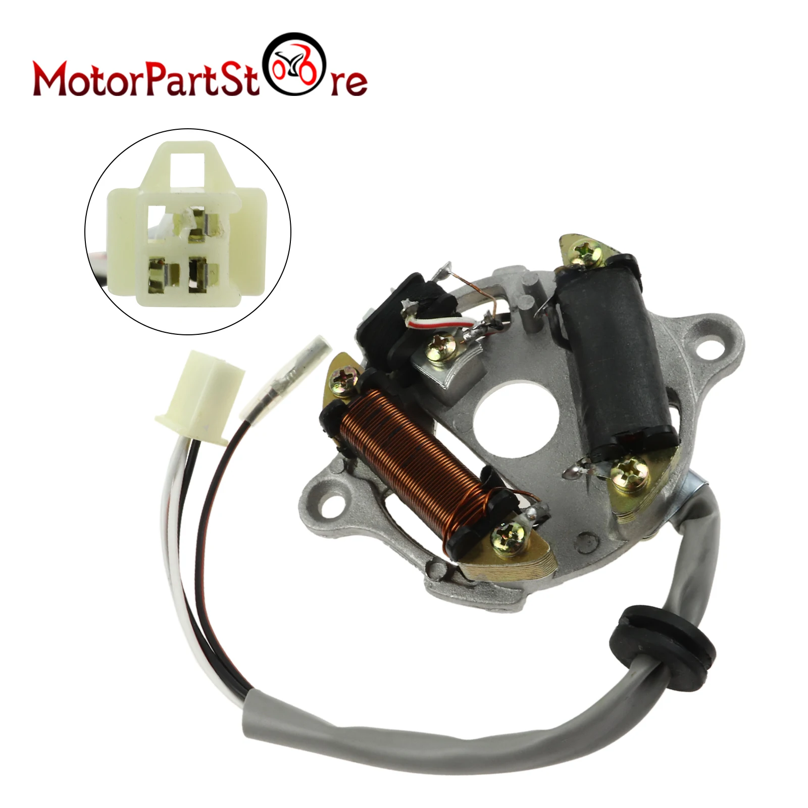 Statore Magneto Accensione A 4 Fili Per Yamaha Pw50 Py50 Pw Py 50