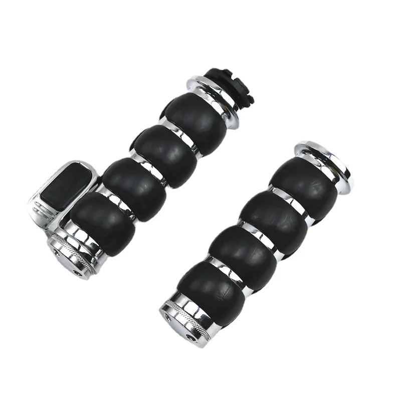 Custom 1" Handlebar Hand Grips For Suzuki Honda Yamaha Harley Touring Fxdb Fxdl