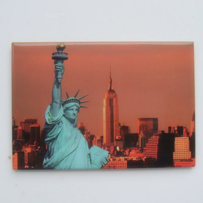 Souvemag Over Min. Order $12, New York City View Tourist Metal Fridge Magnet Sfm5166 Travel Memorabilia