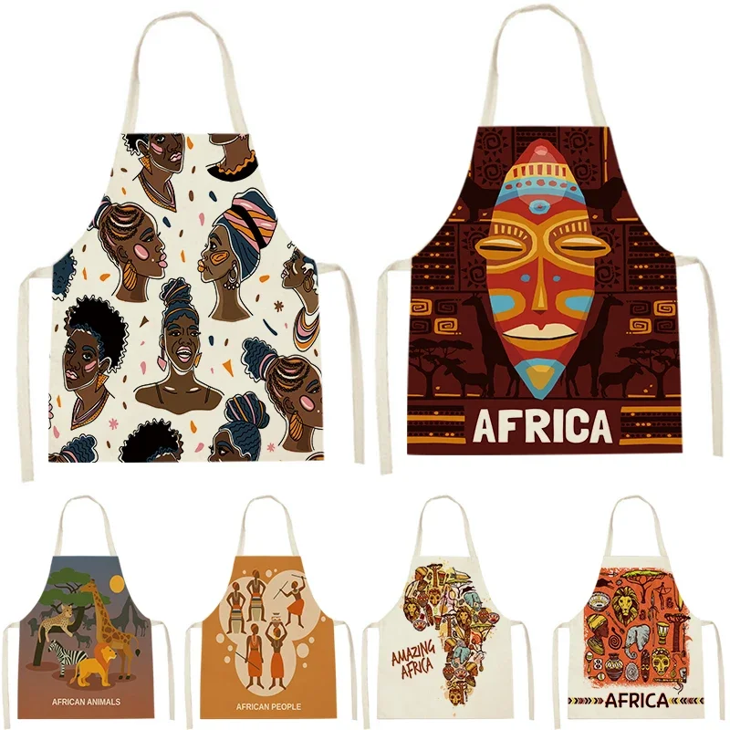Nordic African African Cucina Cartuny Women Carina Carina Carina Carina Corta Aprile Accessori Per La Pulizia Domestica Delantal