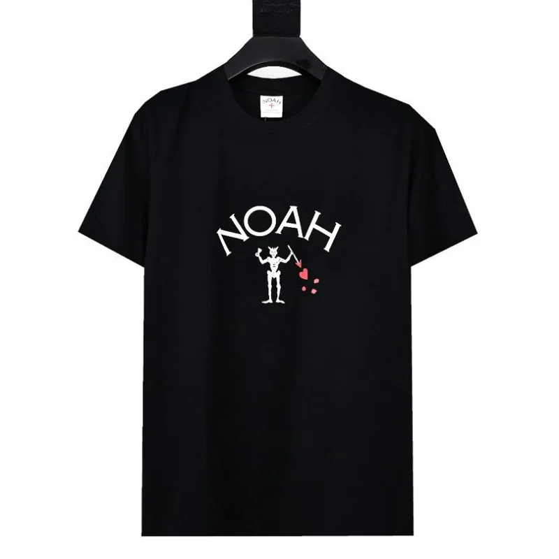 New Style Skull People Letter Printing Noah T Shirt Uomo Donna Taglia Ue 100% Cotone Noah Top Tees