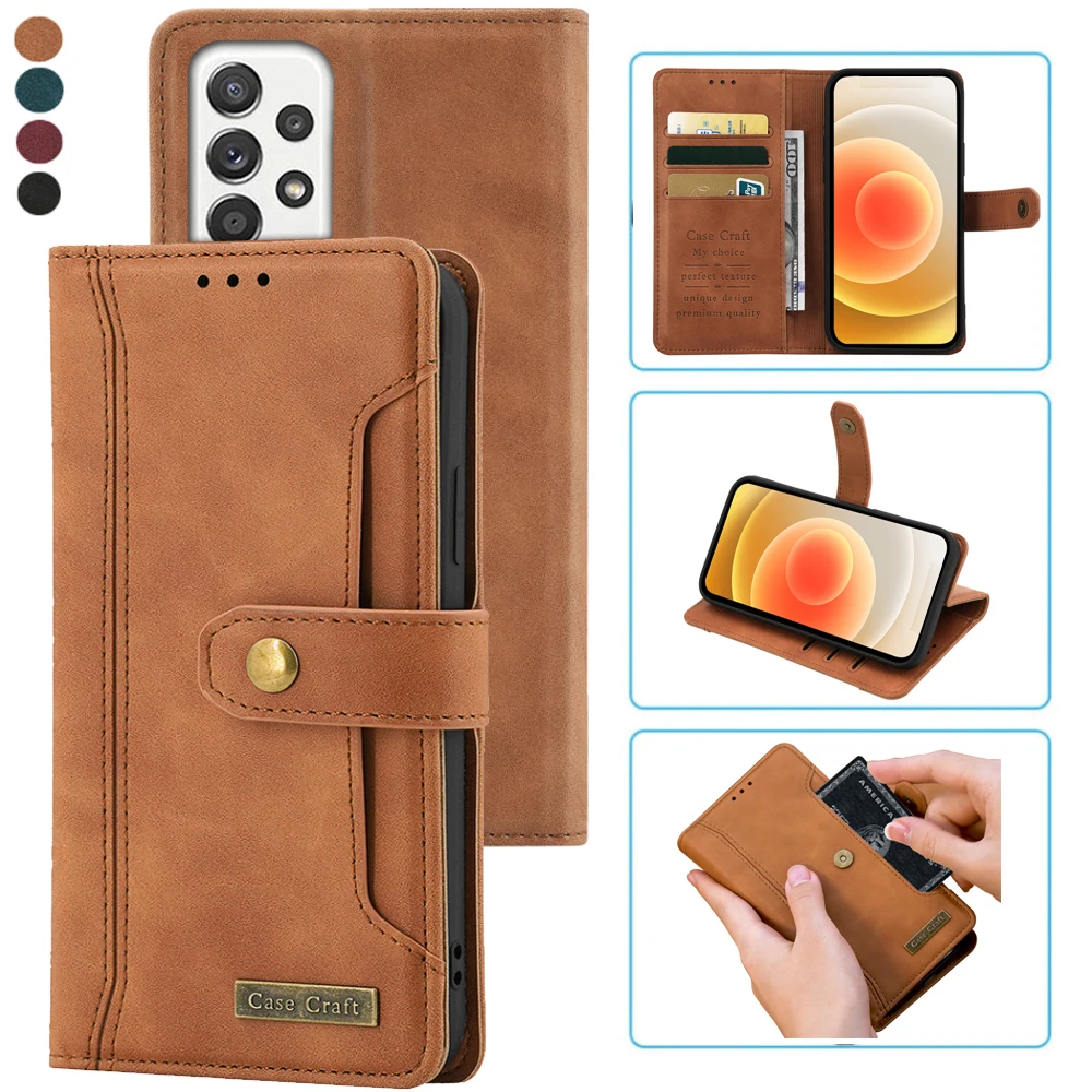 Per Samsung Galaxy A53 5G Custodia Magnetica Flip Cover In Pelle Per Samsung A53 Custodia A536 Sm-A536B Coque Samsung A53 5G Case