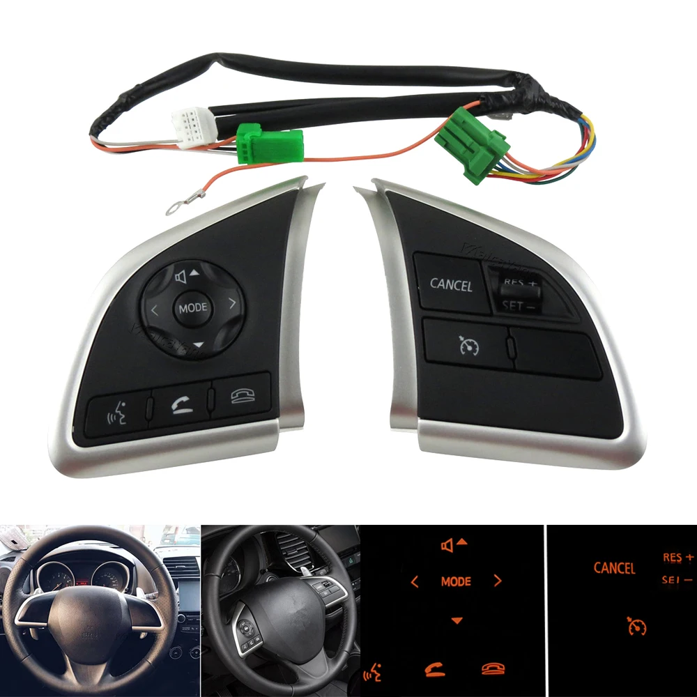 Audio Radio Cruise Control Switch Pulsante Del Volante Per Mitsubishi Mirage 2012-2016 Asx 2015-2019 Outlander 2013-2016