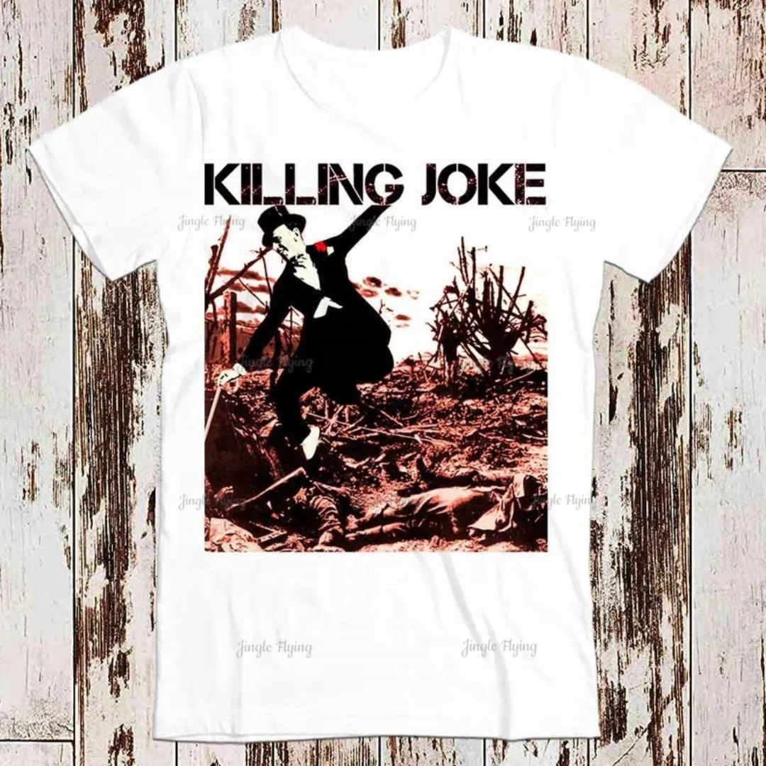 Killing Joke Man With Suit T Shirt Meme Vintage Unisex Gamer Cult Movie Music Mens Adult Top Tee