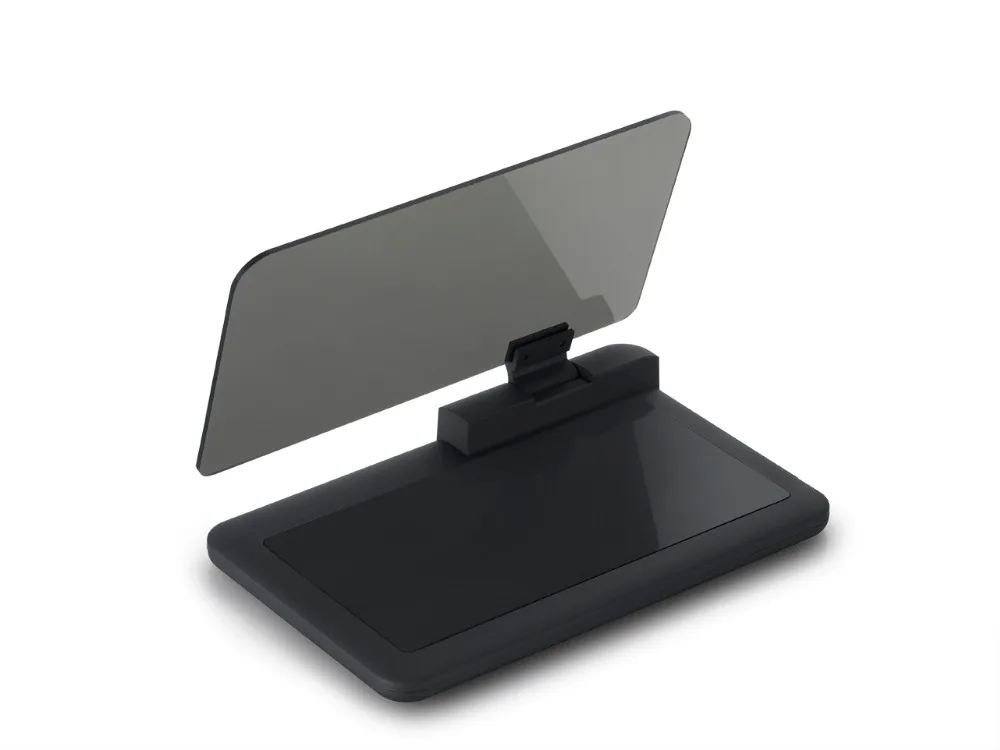 H6 Auto Navigatore Gps Smartphone Hud Head Up Display Supporto Con Trasparente Film Di Riflessione Nero Antiscivolo Zerbino