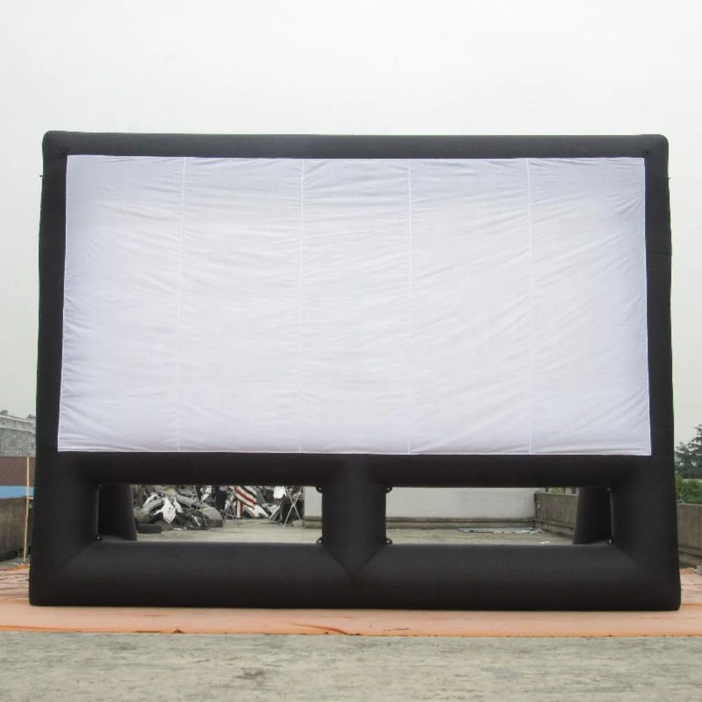 30*40 Ft Giant Blow Up Outside Air Cinema Projection Party Film Schermo Cinematografico Gonfiabile Proiettore Portatile All'Aperto