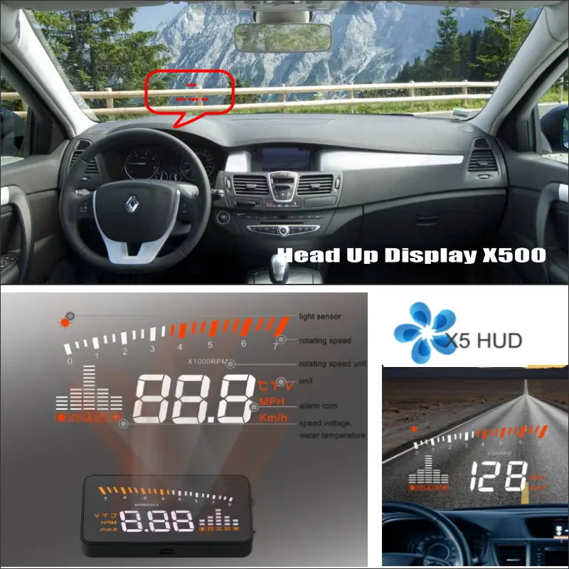 Per Renault Laguna 2/3 Car Hud Head Up Display Obd/Obd2/Obdii Accessori Auto Schermo Di Guida Sicuro Plug And Play Film