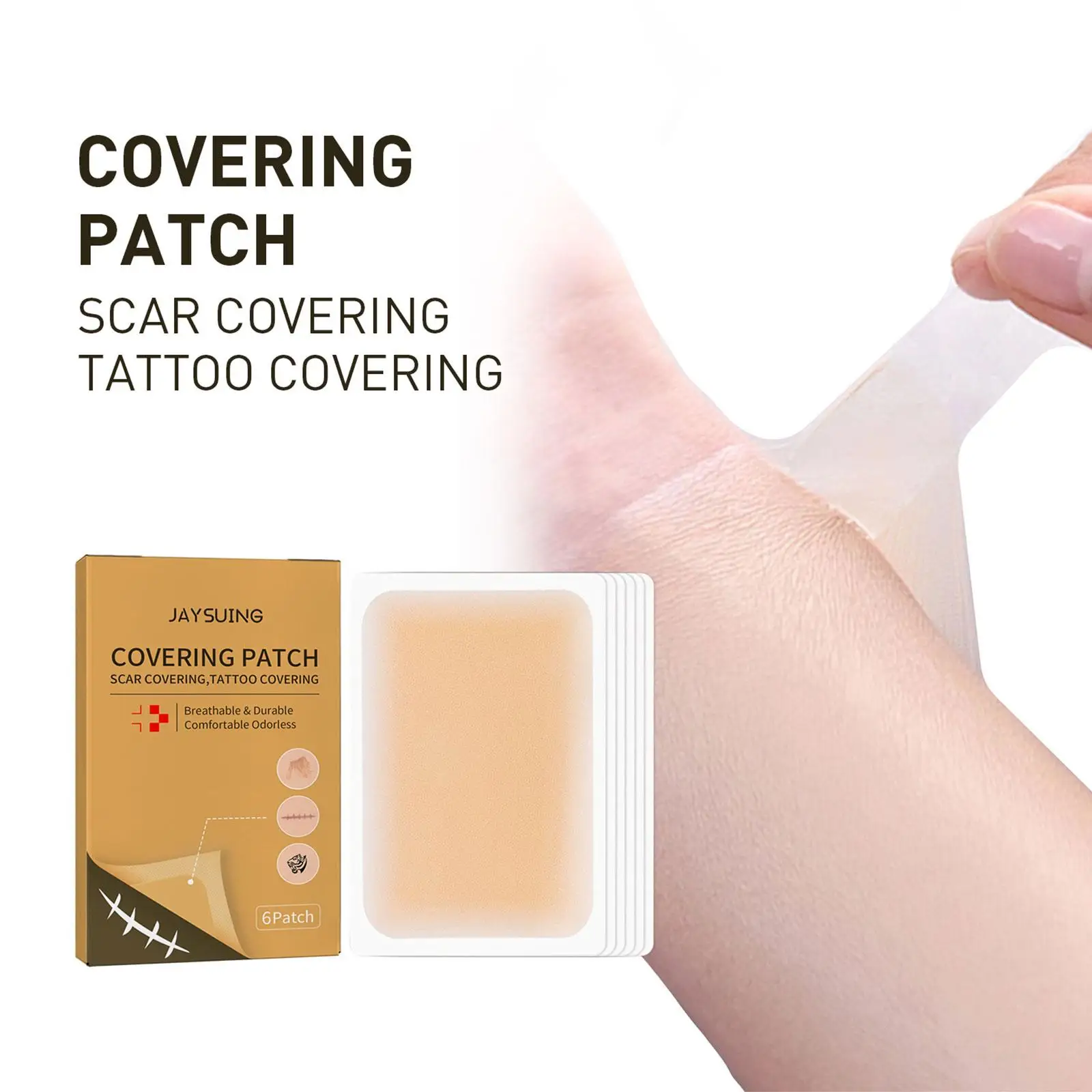 Pellicola Per Tatuaggi Impermeabile Ultra Sottile Patch Tattoo Scar Tattoo Compression Tapes Up Cover Difetti Che Nasconde L'Acne Tattoo Accessori Z3L