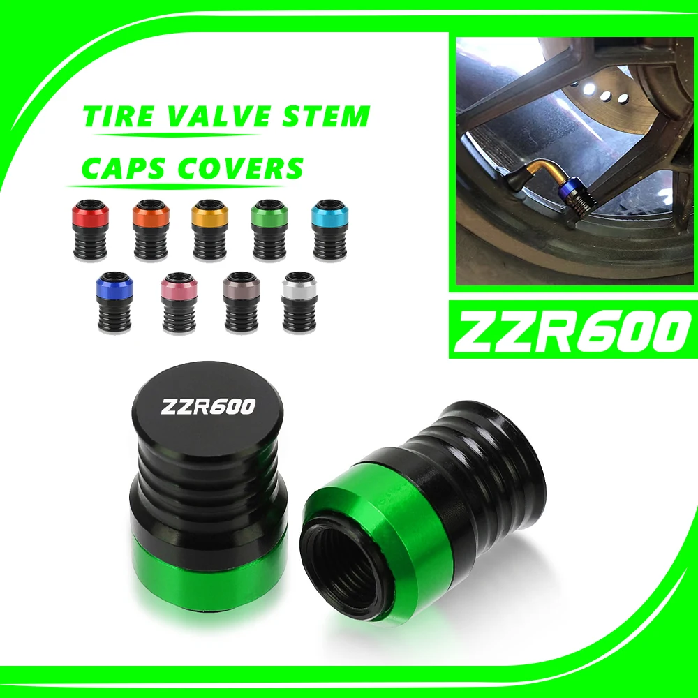 Per Kawasaki Zzr 600 2003-2008 Zzr600 2007 2006 2005 2004 Moto Zzr600 Ruota Pneumatico Valvola Tappi Stelo Coperture Ermetiche