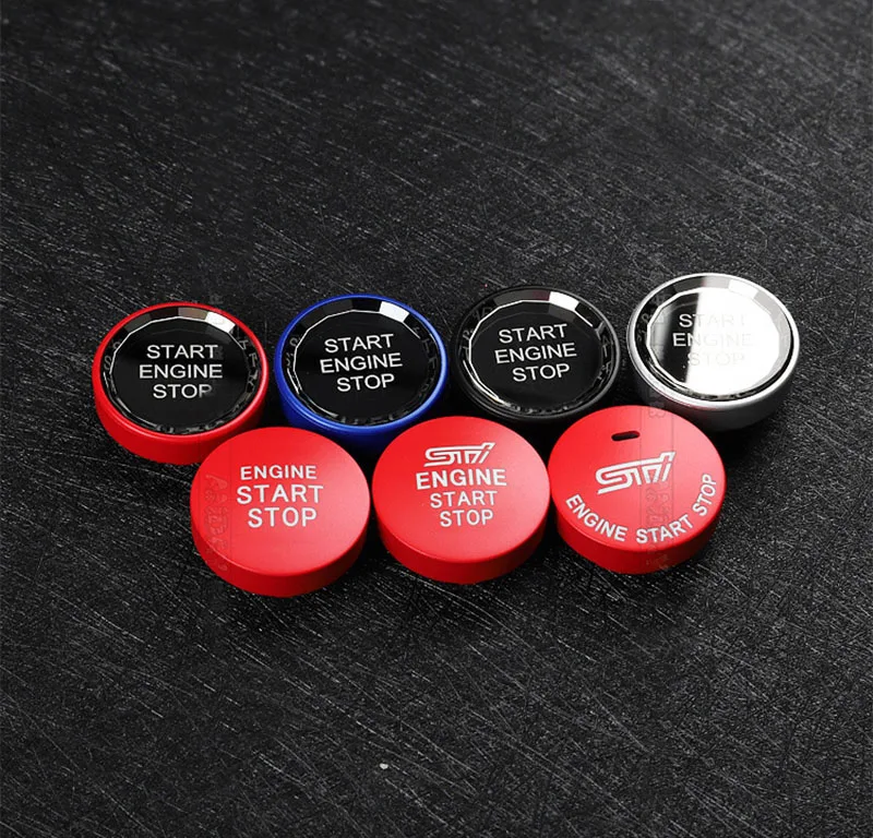 Per Subaru Forester Impreza Xv Brz Outback Sti Gt Wrx Crystal Car Engine Start Stop Switch Cover Pulsante Di Accensione