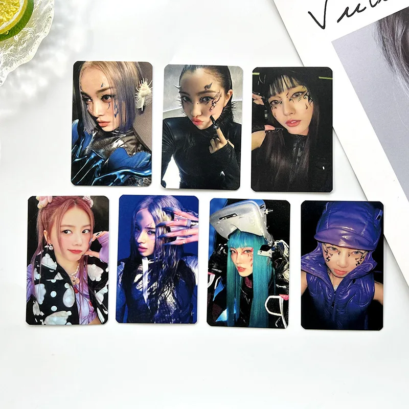 7 Pz/Set Kpop Xg Nuovo Gruppo Nuovo Album Di Dna Hit Card Lomo Card Cartolina Jurin Chisa Hinata Harvey Juria Fan Collection Photo Card