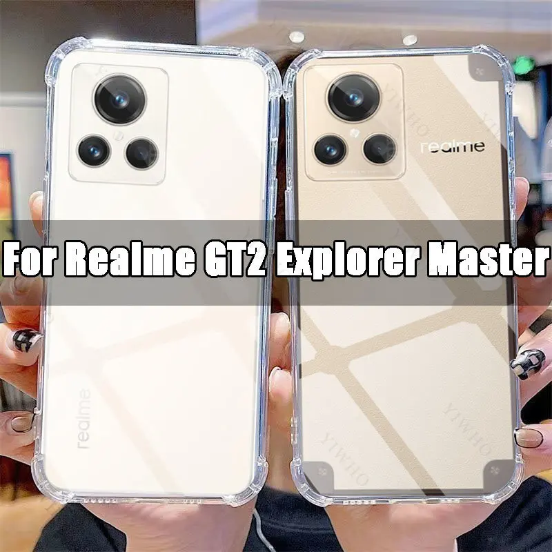 Custodia Trasparente Per Telefono Per Realme Gt2 Explorer Master Tpu Custodia Trasparente Realme Gt 2 G T 6.7 "Rmx3551 Cover Antiurto Antigraffio